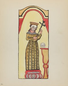 Tafel 12: Heilige Rita: Aus dem Portfolio "Spanische Kolonialdesigns von New Mexico"