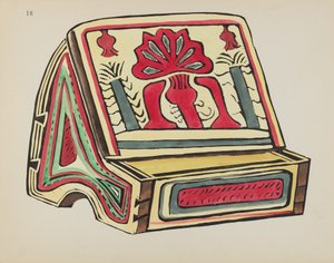 Tafel 18: Lesepult: Aus dem Portfolio "Spanische Kolonialdesigns von New Mexico" von American 20th Century