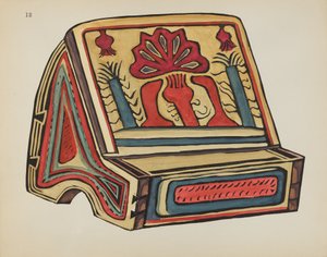Platte 18: Lesepult, Llano: Aus dem Portfolio "Spanische Kolonialdesigns von New Mexico"