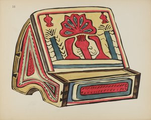 Tafel 18: Lesepult, Llano: Aus dem Portfolio "Spanische Kolonialdesigns von New Mexico"