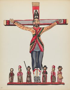 Tafel 29: Heiliger Akakios: Aus dem Portfolio "Spanische Kolonialdesigns von New Mexico"