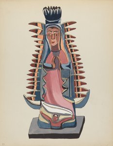 Tafel 31: Unsere Liebe Frau von Guadalupe: Aus dem Portfolio "Spanische Kolonialdesigns von New Mexico"