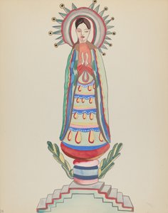Tafel 34: Unsere Liebe Frau des Lichts: Aus dem Portfolio "Spanische Kolonialdesigns von New Mexico"