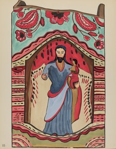 Tafel 35: St. Joseph: Aus dem Portfolio "Spanische Kolonialdesigns von New Mexico" von American 20th Century