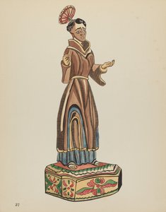 Tafel 37: St. Anthony Bulto: Aus dem Portfolio "Spanische Kolonialdesigns von New Mexico"