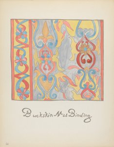 Teller 48: Buckskin-Design: Aus dem Portfolio "Spanische Kolonialdesigns von New Mexico" von American 20th Century