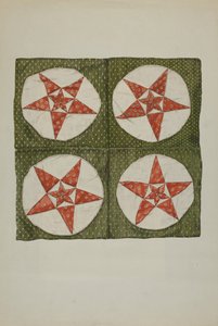Quiltblöcke - Applikationsstern von American 20th Century