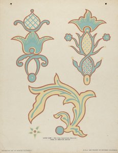 San Juan Capistrano Missionsaltar-Kuppel aus dem Portfolio "Dekorative Kunst des spanischen Kaliforniens"