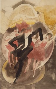 Im Vaudeville (Tänzerin mit Chor) von American Charles Demuth