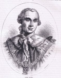 Lord Bute, Illustration aus Cassells Geschichte der Vereinigten Staaten, veröffentlicht von Cassell, Petter & Galpin, ca. 1900