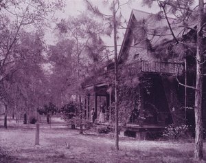 Ein Zuhause im Schatten der Südkiefern, Florida (s/w Foto) von American Photographer (after)