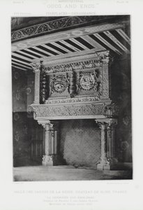 Kamin: Salle Des Gardes De La Reine, Chateau De Blois, Frankreich von American Photographer (after)