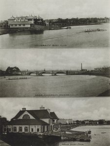 Harvard University: University Boat Club, Larz Anderson Bridge, Weld Boat Club von American Photographer (after)
