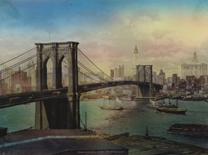 New York: Brooklyn Bridge und Lower New York von American Photographer (after)