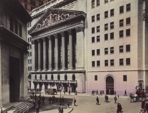 New York: J P Morgan und Co; New Yorker Börse von American Photographer (after)