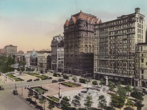 New York: Der Platz und der Pulitzer Memorial Fountain von American Photographer (after)
