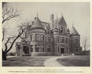 Springfield, Massachusetts: Haus von Daniel B. Wesson, Maple Street von American Photographer (after)