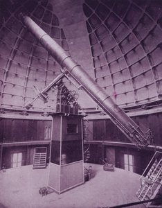 Das große Teleskop, im Lick-Observatorium (s/w Foto) von American Photographer (after)
