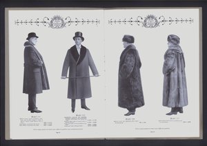 Doppelseite aus The Theater of Fur Fashion von American Photographer (after)