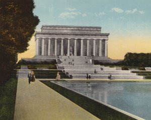 Washington DC: Lincoln Memorial von American Photographer (after)