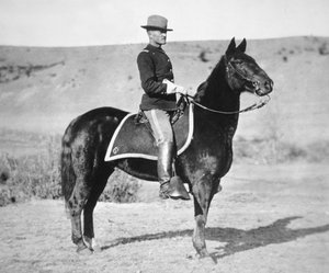 2. Leutnant John J. Pershing (1860-1948) 6. US-Kavallerieregiment von American Photographer