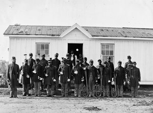 Arlington, Va. Band der 107. U.S. Colored Infantry bei Fort Corcoran, 1865 von American Photographer