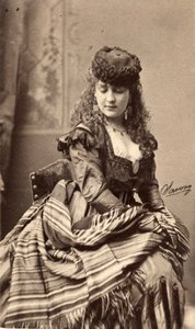 Kabinettskarte Bild des Schauspielers Adah Isaacs Menken von American Photographer