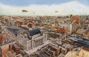Chicago: Vogelperspektive Geschäftsviertel von Chicago