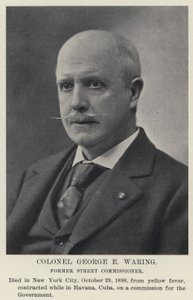 Colonel George E Waring, ehemaliger Straßenkommissar von American Photographer