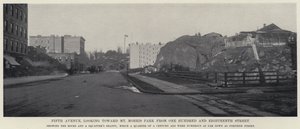 Fifth Avenue, Blick Richtung Mt Morris Park von der One Hundred and Eighteenth Street von American Photographer