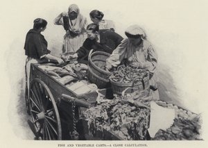 Fisch- und Gemüsekarren, eine genaue Berechnung von American Photographer