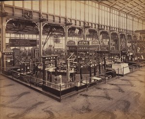 Howe Scale Co.s Ausstellung, Maschinenhalle, Centennial International Exhibition, Philadelphia, 1876