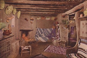 Innenansicht Hopi House, Grand Canyon, Arizona von American Photographer