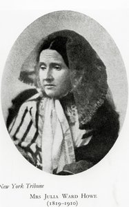 Mrs. Julia Ward Howe, ca. 1860er von American Photographer