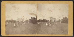 Nordfront und Rasen, Oneida Community, New York State, um 1870 von American Photographer