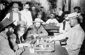 Faro spielen in einem Saloon in Morenci, Arizona Territory von American Photographer