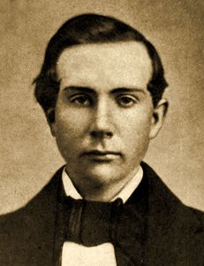 Porträt von John D. Rockefeller im Alter von 18 Jahren, 1857
