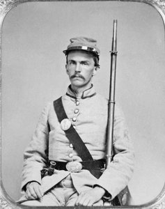Private James Greer, 4. Georgia-Infanterie, Konföderiertenarmee von American Photographer