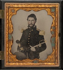 Zweiter Leutnant Henry W. Hayden, 1863 von American Photographer