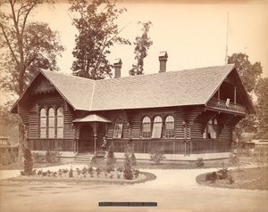 Schwedisches Schulhaus, Centennial Exposition, Philadelphia, 1876 von American Photographer