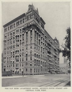 San Remo Apartment Hotel, Seventy-Fifth Street und Central Park West von American Photographer