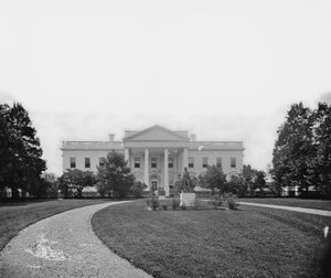 Das Weiße Haus, 1860er Jahre von American Photographer