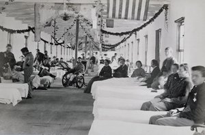Station im Armory Square Hospital, Washington DC, ca. 1865