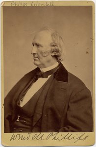 Wendell Phillips (1811-84), amerikanischer Abolitionist und Verfechter der Rechte der Ureinwohner