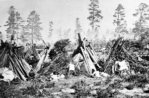 Yosemite Indianerhütten, ca. 1870er