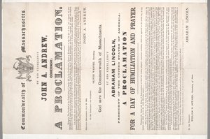 Ein Aufruf zu einem Tag der Demütigung und des Gebets, 28. Juli 1864 von American School