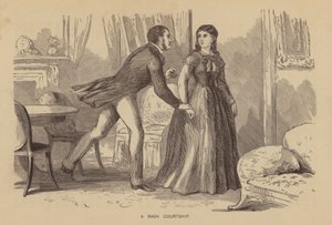 Ein unüberlegtes Werben (Gravur) von American School