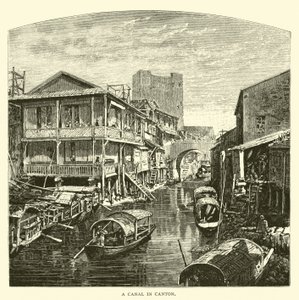 Ein Kanal in Kanton von American School