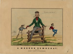 Ein moderner Demokrat: Motto: alles für jeden von American School
