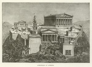 Akropolis in Athen von American School